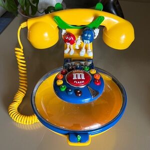 M&M'S Yellow and Blue Retro Phone